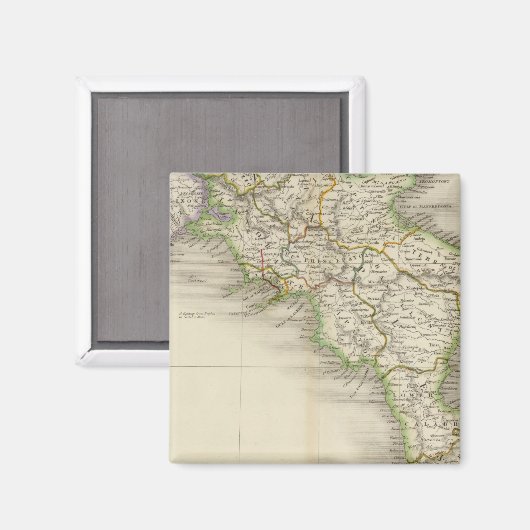 Süditalien Magnet (Vorderseite/Rückseite)