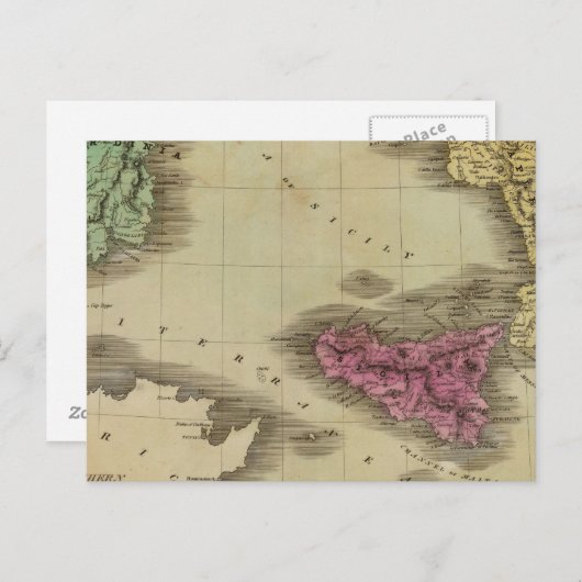 Süditalien Postkarte (Vorne/Hinten)