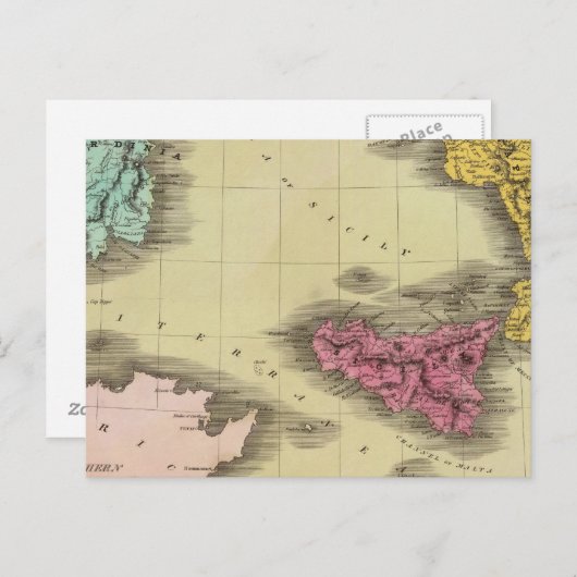 Süditalien Postkarte (Vorne/Hinten)