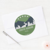 Südkaibab Wandern neben dem Wasser Runder Aufkleber (Umschlag)