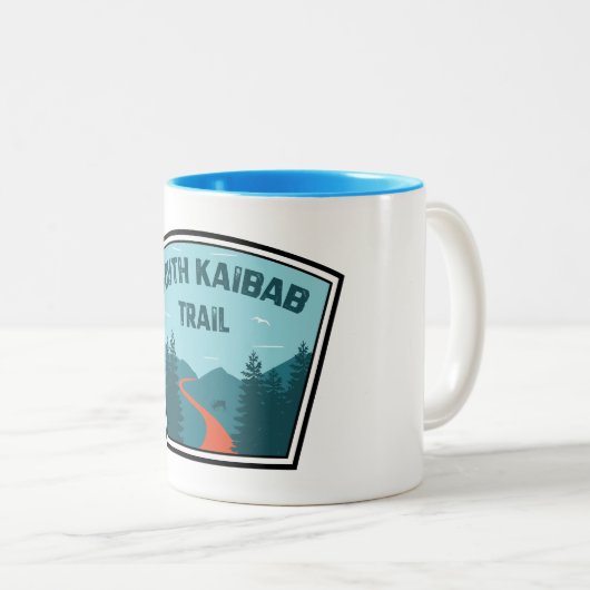 Südkaibab Wandern neben dem Wasser Zweifarbige Tasse (VorderseiteRechts)
