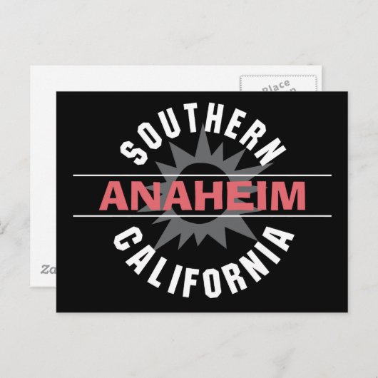 Südkalifornien - Anaheim Postkarte (Vorne/Hinten)