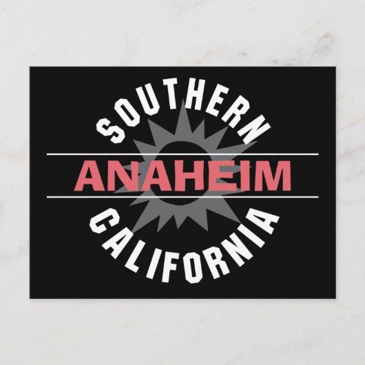 Südkalifornien - Anaheim Postkarte (Vorderseite)