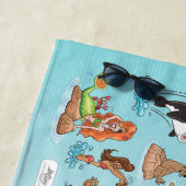 Südkalifornien Beach Blanket Strandtuch (Beispiel)