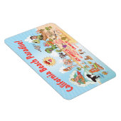 Südkalifornien Beach Paradies Magnet (Rechte Seite)