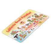 Südkalifornien Beach Paradies Magnet (Linke Seite)