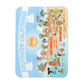 Südkalifornien Beach Paradies Magnet (Vertikal)