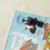Südkalifornien Beach Paradise Blanket Strandtuch (Beispiel)