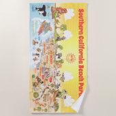 Südkalifornien Beach Paradise Blanket Strandtuch (Vorderseite)
