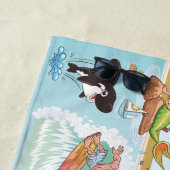 Südkalifornien Beach Paradise Blanket Strandtuch (Beispiel)