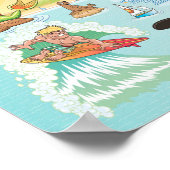 Südkalifornien Beach Paradise Poster (Ecke)