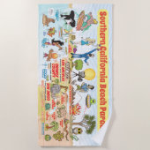 Südkalifornien Blanket Strandtuch (Vorderseite)