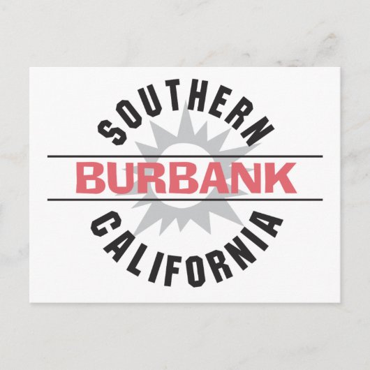 Südkalifornien - Burbank Postkarte (Vorderseite)
