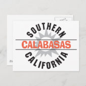 Südkalifornien - Calabasas Postkarte (Vorne/Hinten)