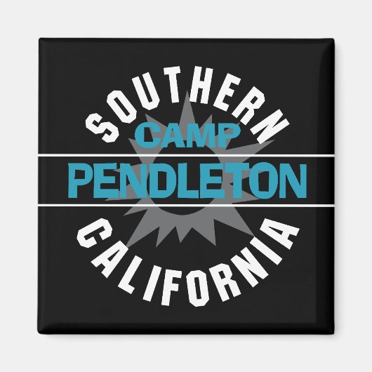 Südkalifornien - Camp Pendleton Magnet (Vorne)