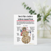 Südkalifornien - Einladung (Stehend Vorderseite)