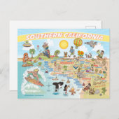 Südkalifornien Einladungspostkarte (Vorne/Hinten)