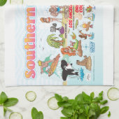 Südkalifornien Geschirrtuch (Gefaltet)