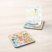 Südkalifornien Getränkeuntersetzer (Rechte Seite)