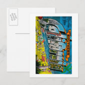 Südkalifornien - Große Briefmarkenszenarien Postkarte (Vorne/Hinten)