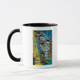 Südkalifornien - große Buchstabe-Szenen Tasse