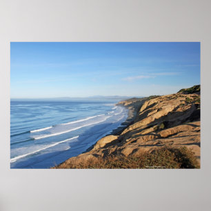Südkalifornien-Küsten-Foto Poster