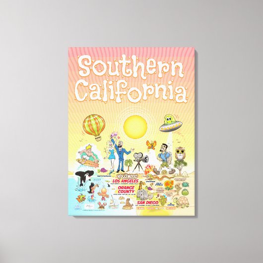 Südkalifornien Leinwanddruck (Vorderseite)