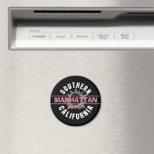 Südkalifornien - Manhattan Beach Magnet (In Situ (Geschirrspüler))