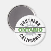 Südkalifornien - Ontario Magnet (Vorderseite/Rückseite)