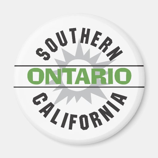 Südkalifornien - Ontario Magnet (Vorne)