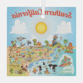 Südkalifornien Ornament Aus Glas (Rückseite)