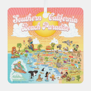 Südkalifornien Ornament Aus Metall