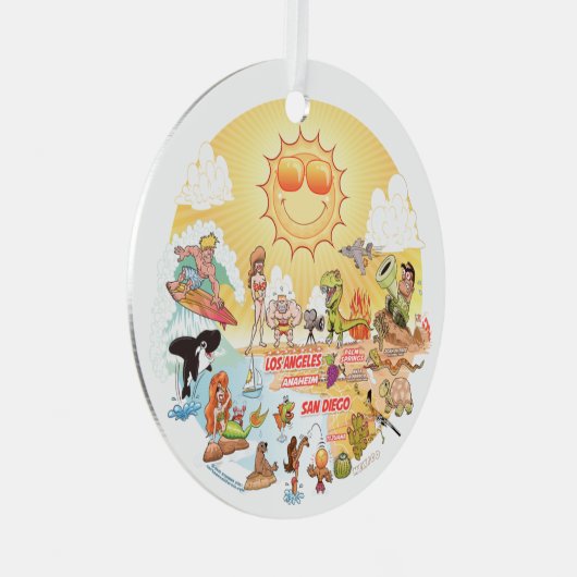 Südkalifornien Ornament Aus Metall (Vorderseite Rechts)