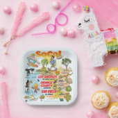 Südkalifornien Pappteller (Party)