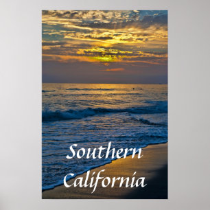 Südkalifornien-Plakat Poster