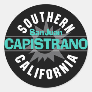 Südkalifornien - San Juan Capistrano Runder Aufkleber