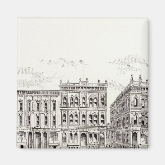 Südkalifornien - Sansome und Leidesdorff Magnet (Vorne)