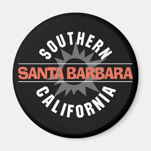 Südkalifornien - Santa Barbara Magnet (Vorne)