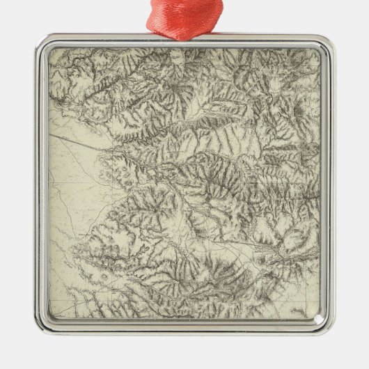 Südkalifornien Silbernes Ornament (Vorne)