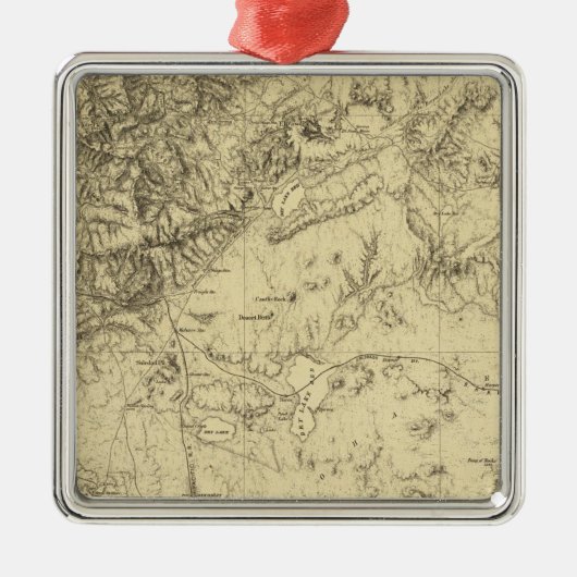 Südkalifornien Silbernes Ornament (Vorne)