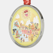 Südkalifornien Sonnenschein Ornament Aus Metall (Links)