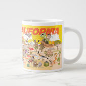 Südkalifornien Souvenir-Tasse Jumbo-Tasse (Rechts)
