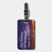 Südkalifornien Sunset Gepäckanhänger (Vorderseite vertikal)