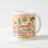 Südkalifornien Sunset Jumbo-Tasse (Vorderseite Rechts)