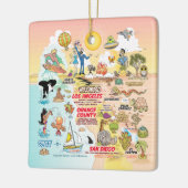 Südkalifornien Sunset Keramikornament (Links)