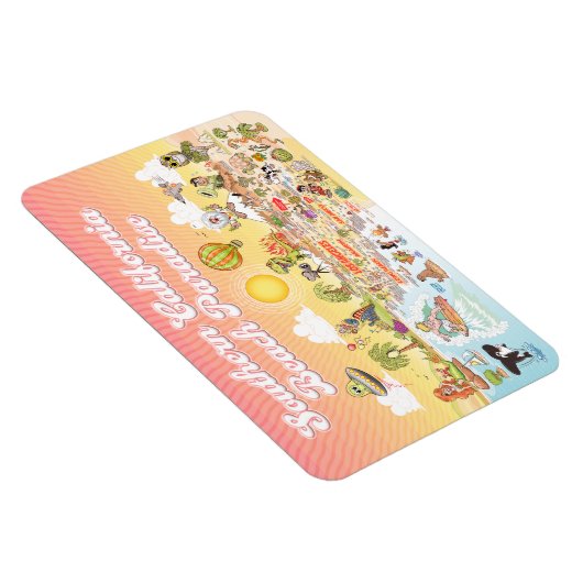 Südkalifornien Sunset Magnet (Rechte Seite)