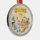 Südkalifornien Sunset Ornament Aus Metall (Rechts)