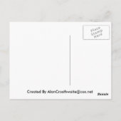 Südkalifornien Sunset Postcard Postkarte (Rückseite)