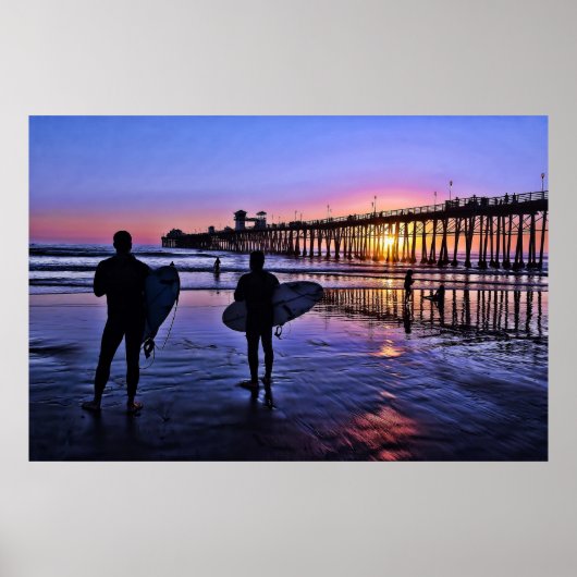 Südkalifornien Sunset Poster (Vorne)