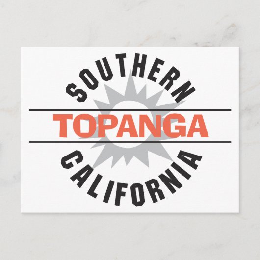 Südkalifornien - Topanga Postkarte (Vorderseite)